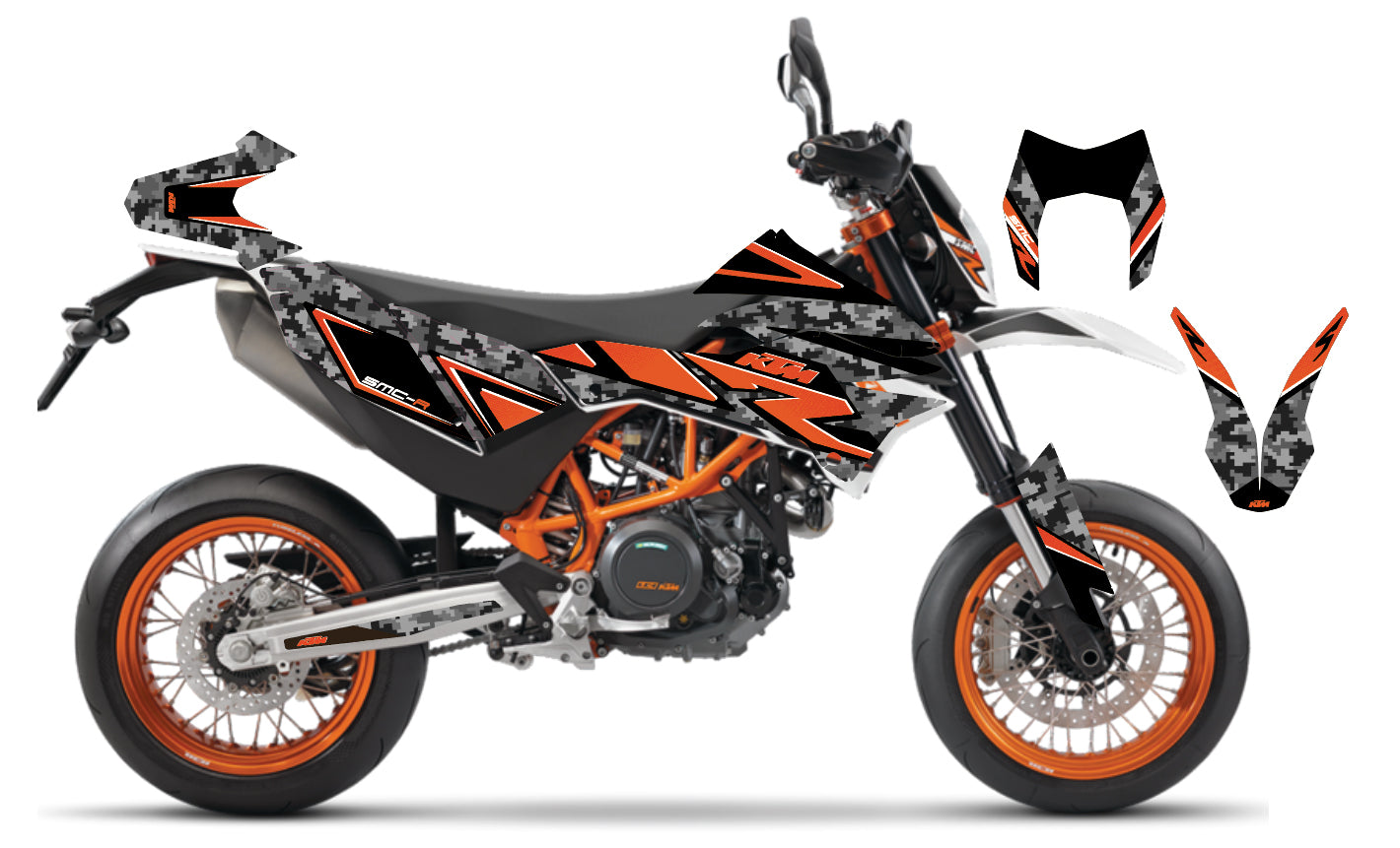 kit grafiche smc 690 2012 - 2018 camo