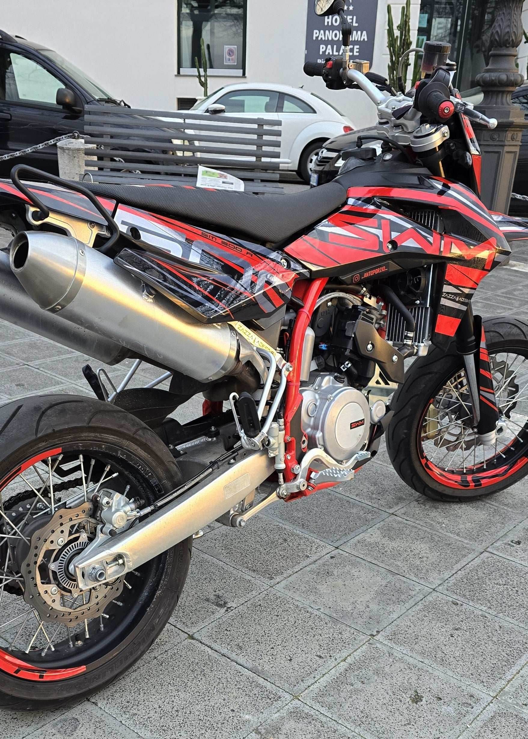 kit grafiche per Swm SM 500 R rossa - Zamode