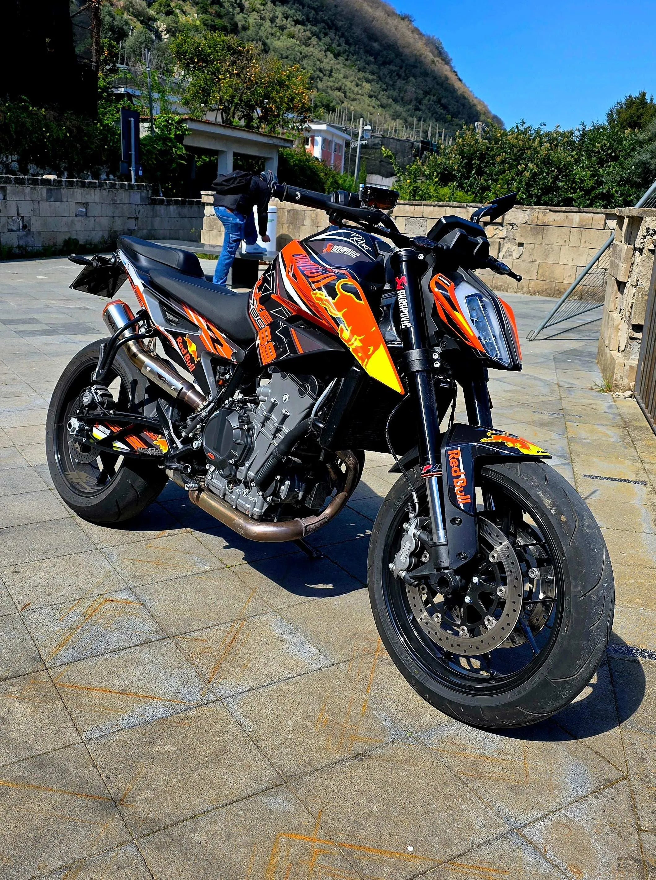 kit grafiche per ktm duke 790  / 890 Rb Nero  Arancio