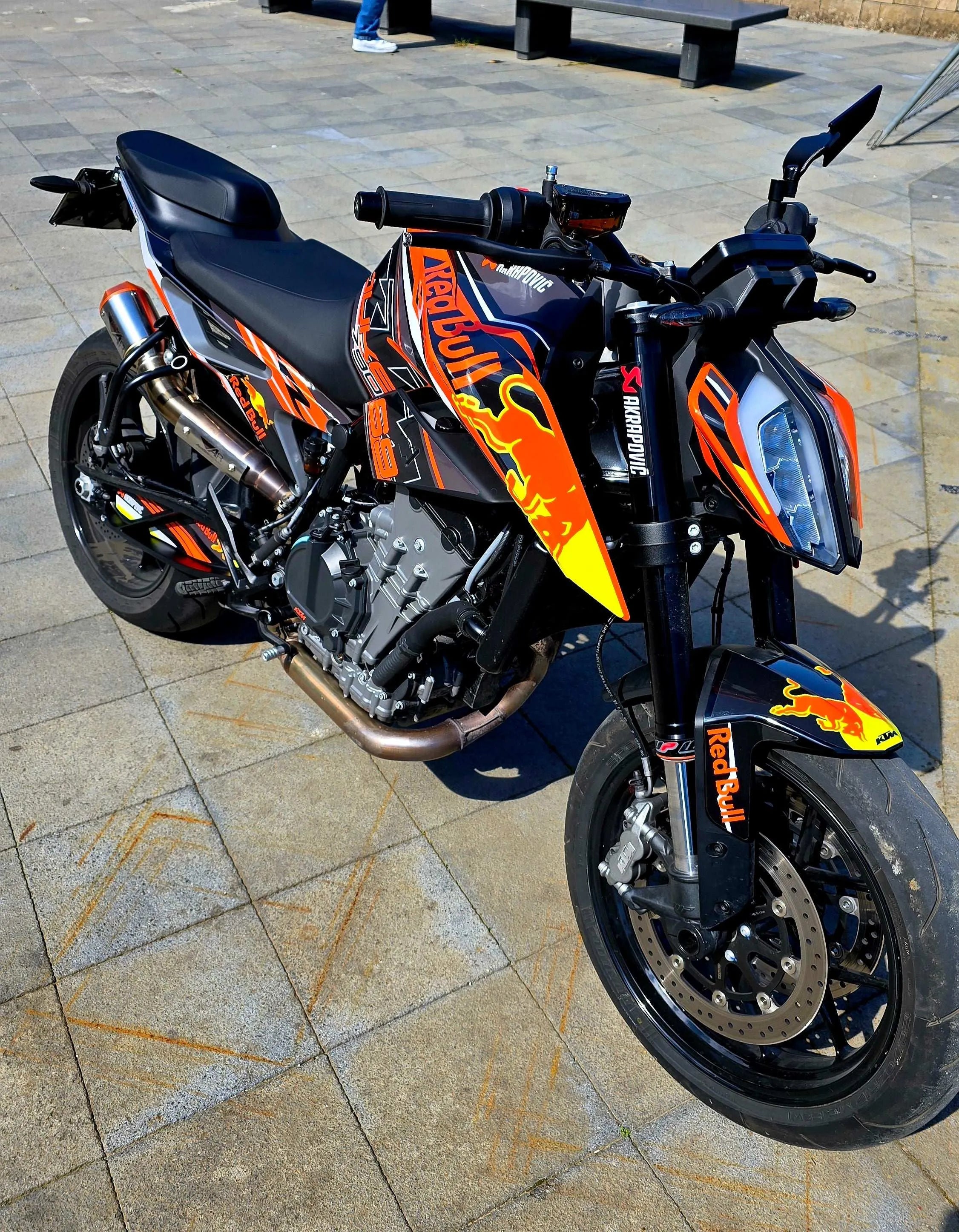 kit grafiche per ktm duke 790  / 890 Rb Nero  Arancio