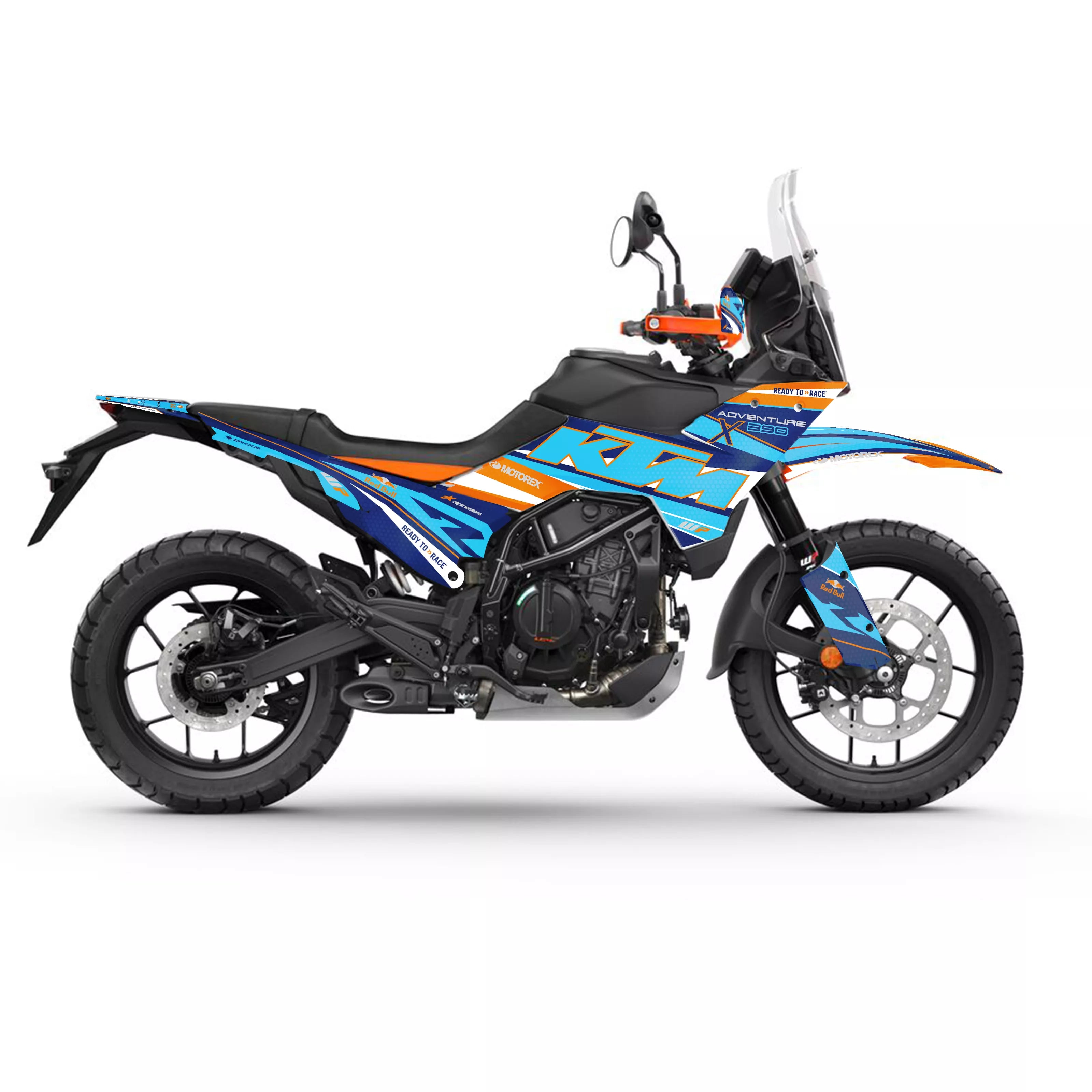 ORION BLUE graphics kit for KTM 390 ADVENTURE X or R 2025 2026