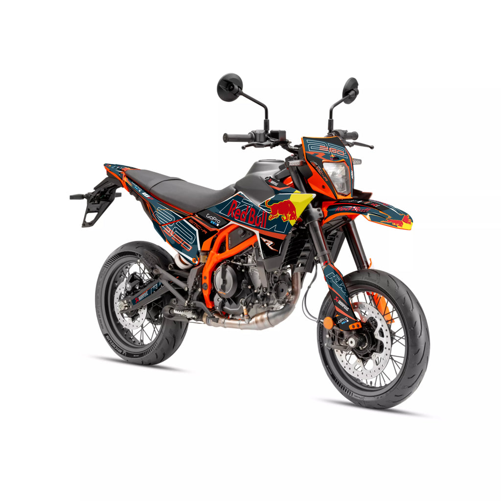kit grafiche RB BLU per ktm 390 SMC-R ENDURO-R 2025 2026