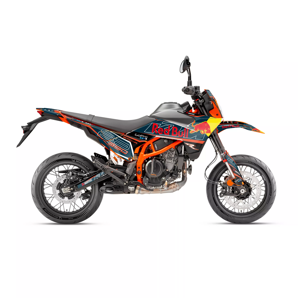 kit grafiche RB BLU per ktm 390 SMC-R ENDURO-R 2025 2026