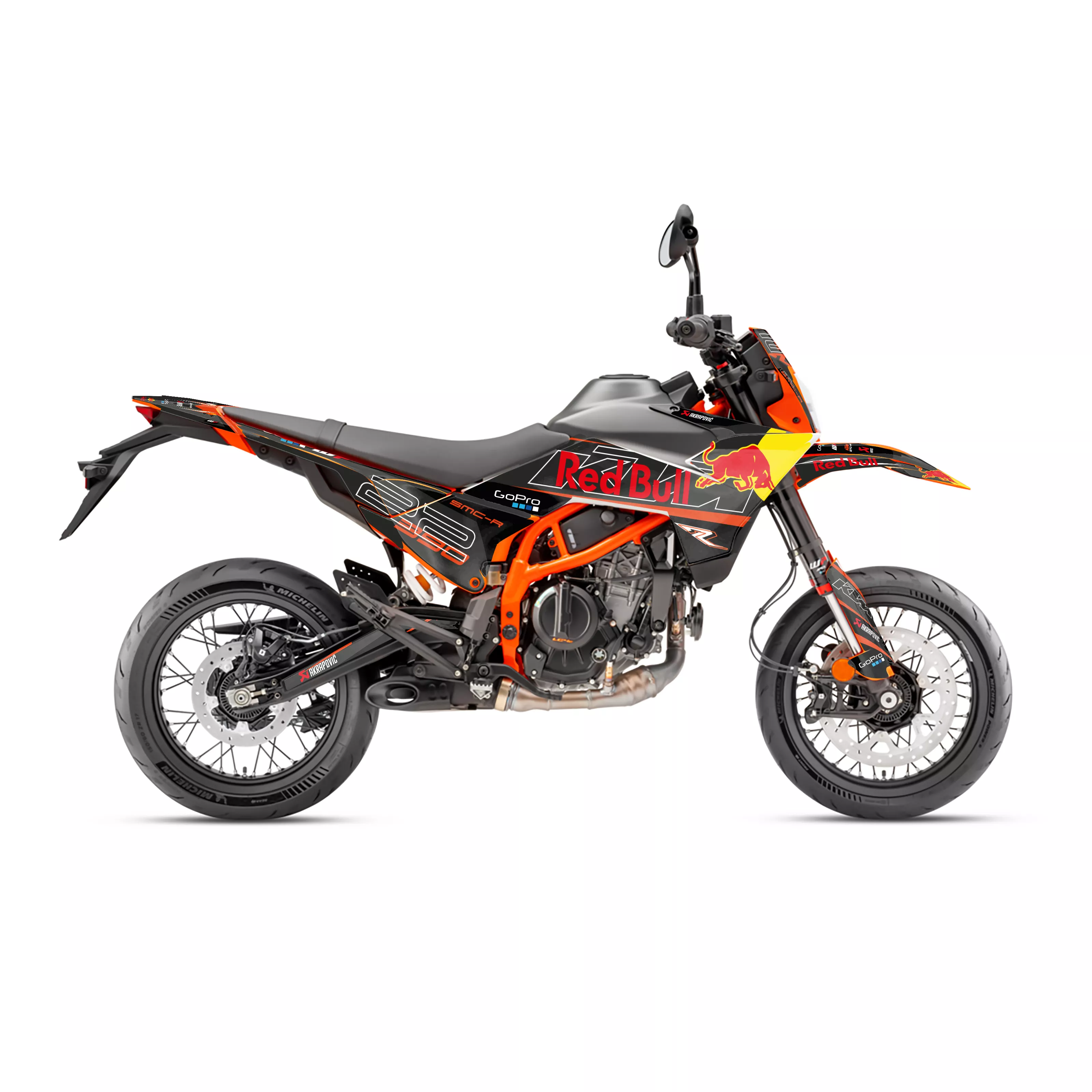 kit grafiche RB NERO per ktm 390 SMC-R ENDURO-R 2025 2026