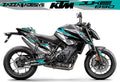 kit grafiche per ktm duke 790 / 890 JÃºzi verde