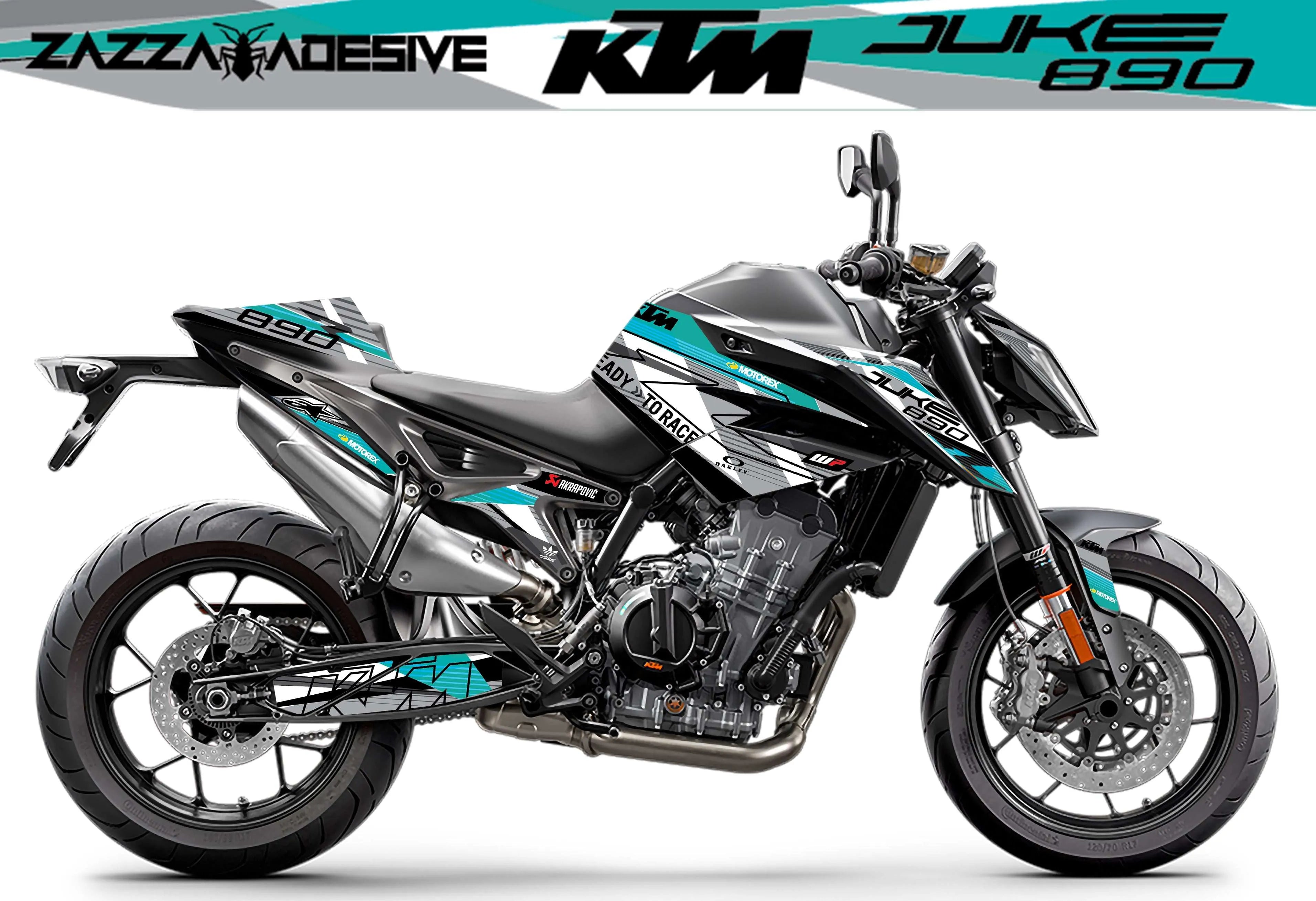 kit grafiche per ktm duke 790 / 890 Júzi verde