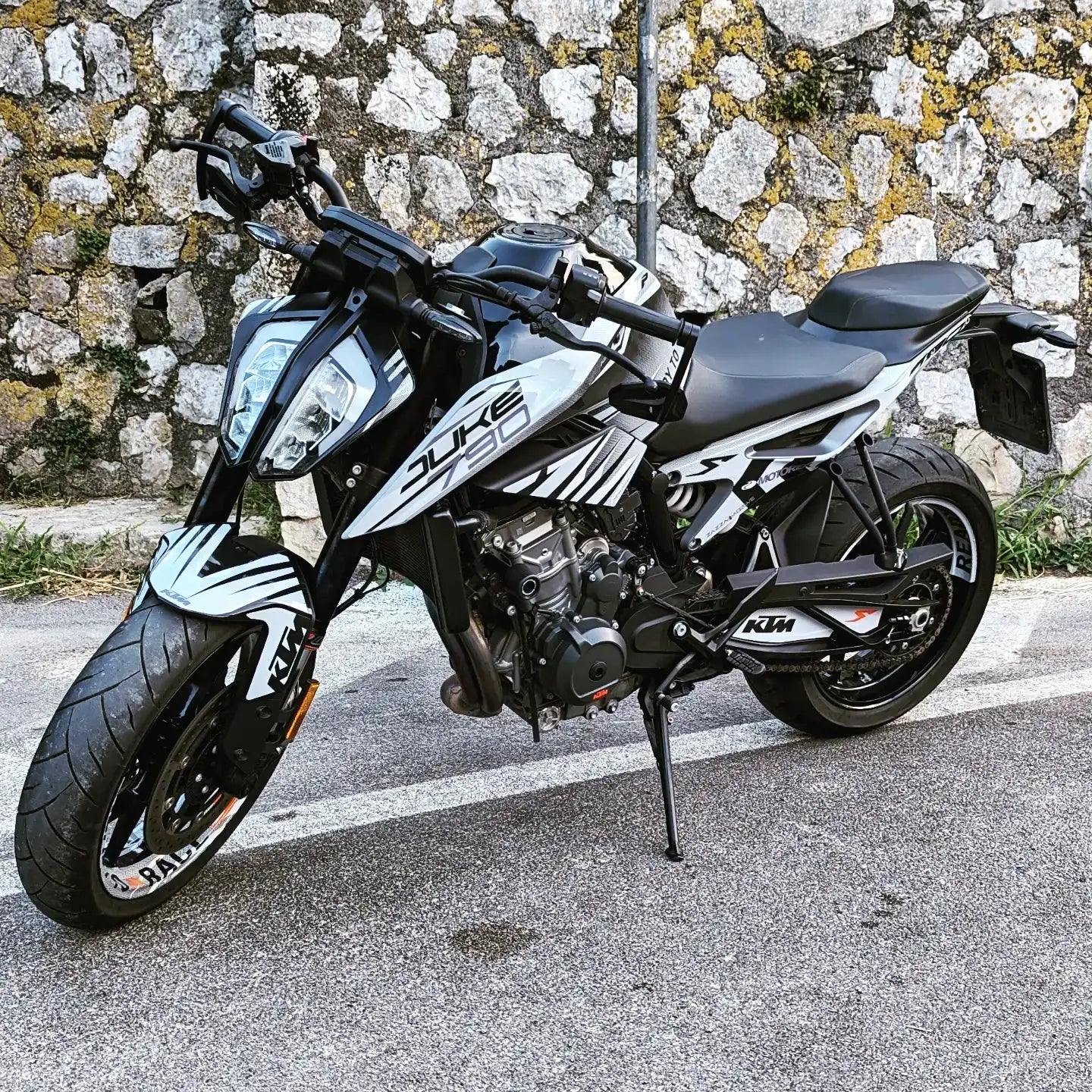 kit grafiche per ktm duke 790  / 890 gray blade