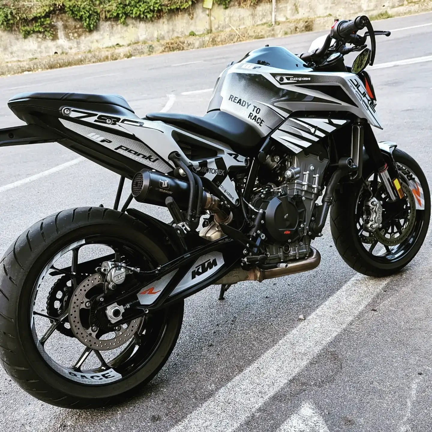 kit grafiche per ktm duke 790  / 890 gray blade