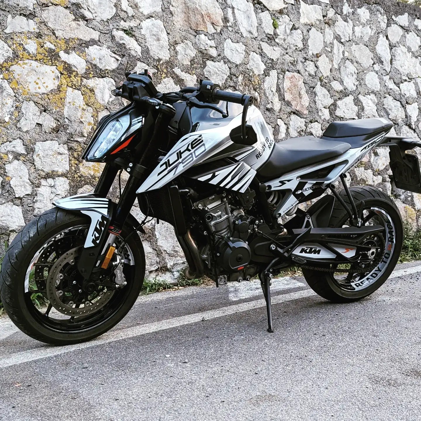 kit grafiche per ktm duke 790  / 890 gray blade