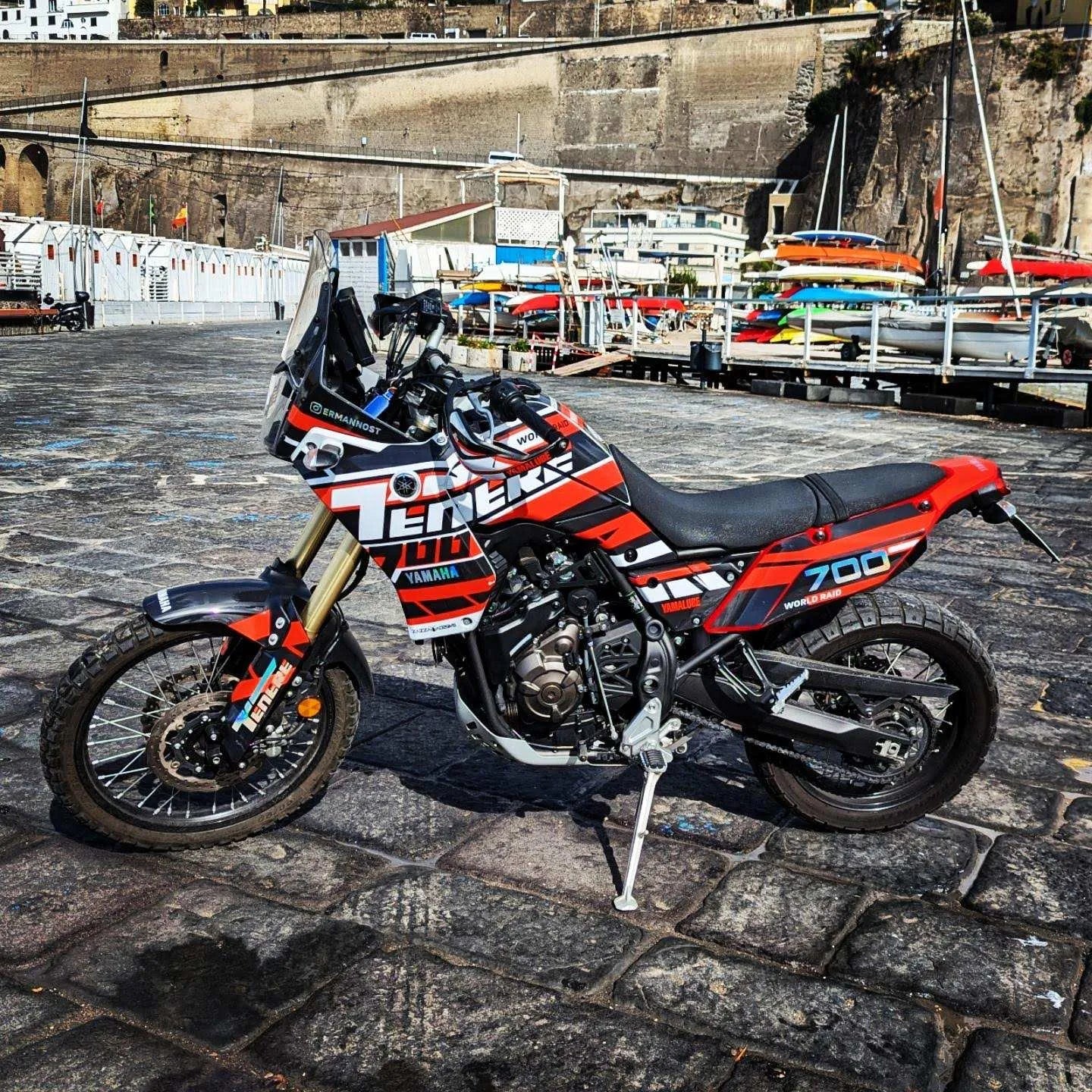 kit grafiche Yamaha Tenere 700 BIANCO ROSSO