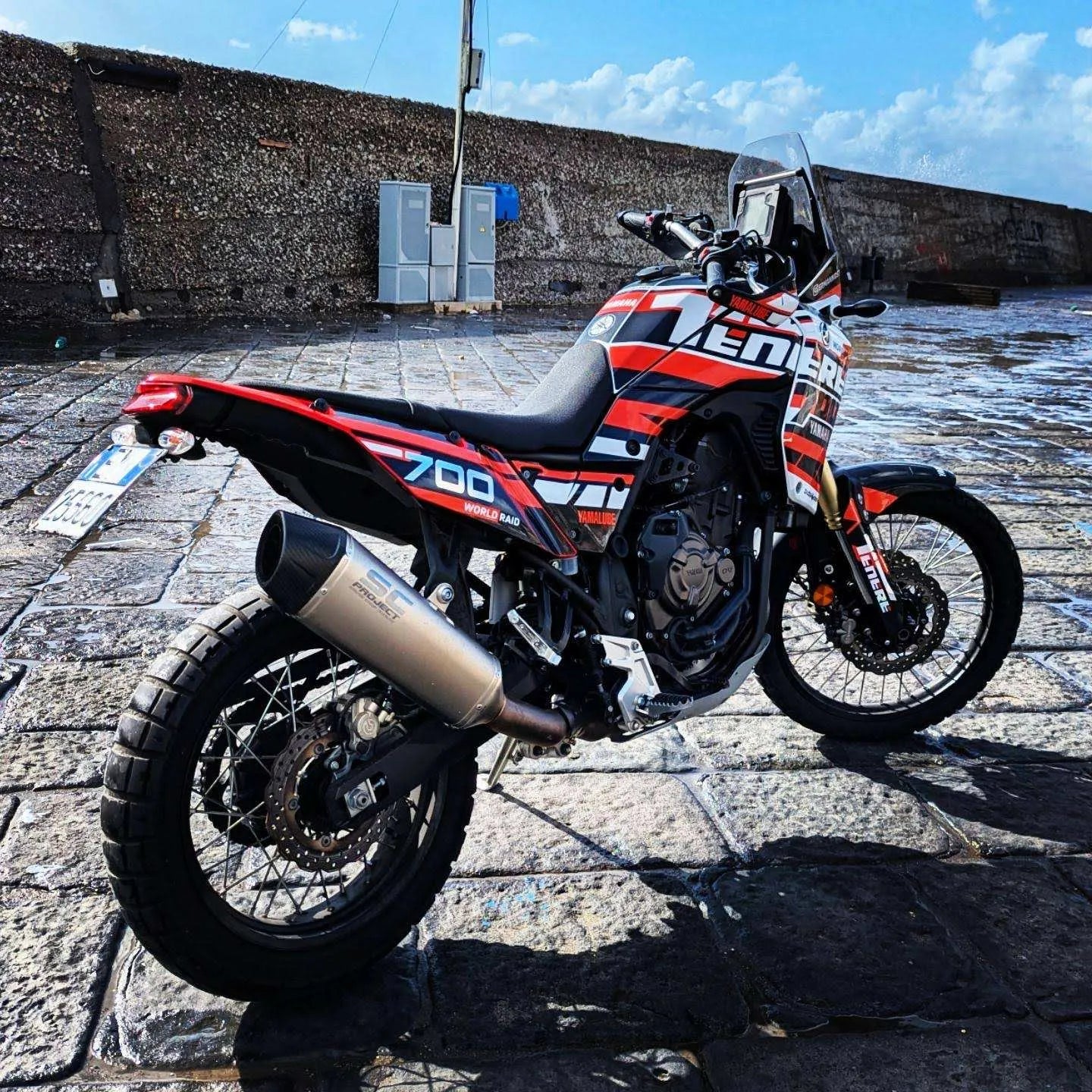 kit grafiche Yamaha Tenere 700 BIANCO ROSSO