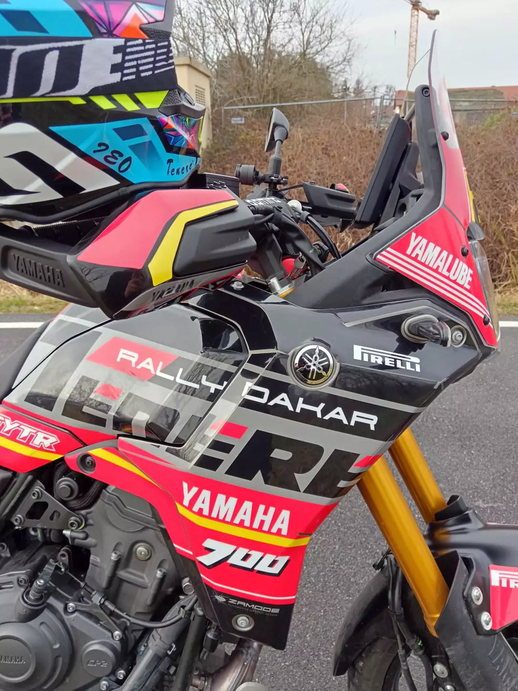 Yamaha Ténéré 700 2025 Rally Dakar Red Graphics Kit