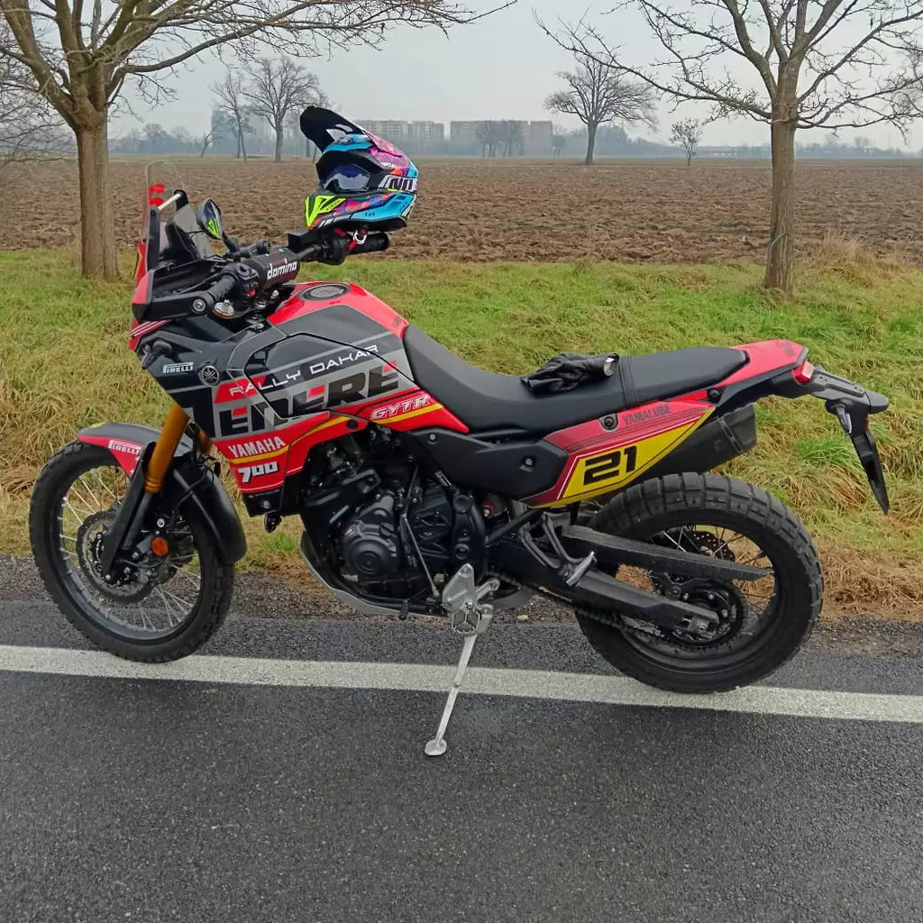 Yamaha Ténéré 700 2025 Rally Dakar Red Graphics Kit