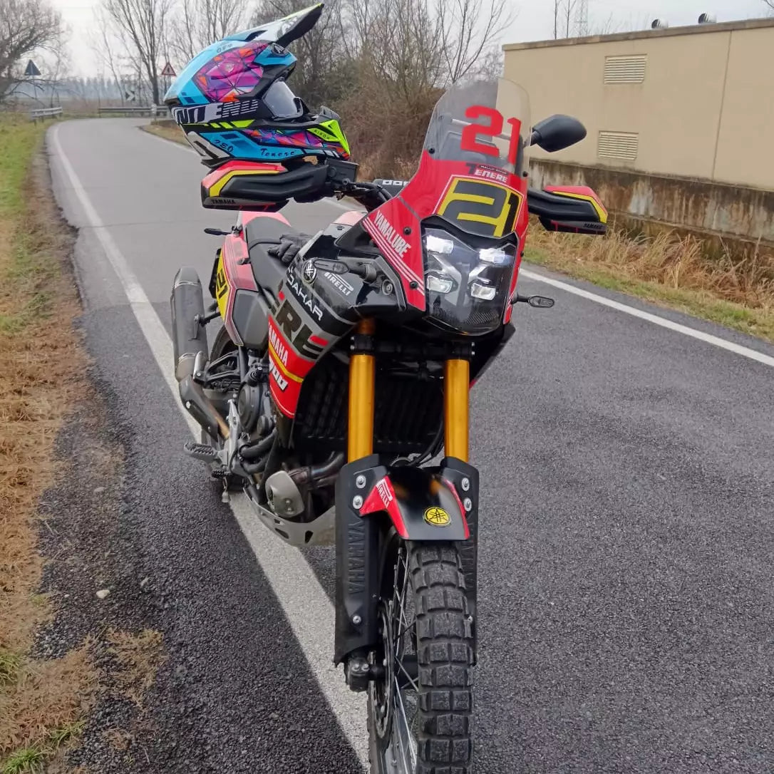 Yamaha Ténéré 700 2025 Rally Dakar Red Graphics Kit