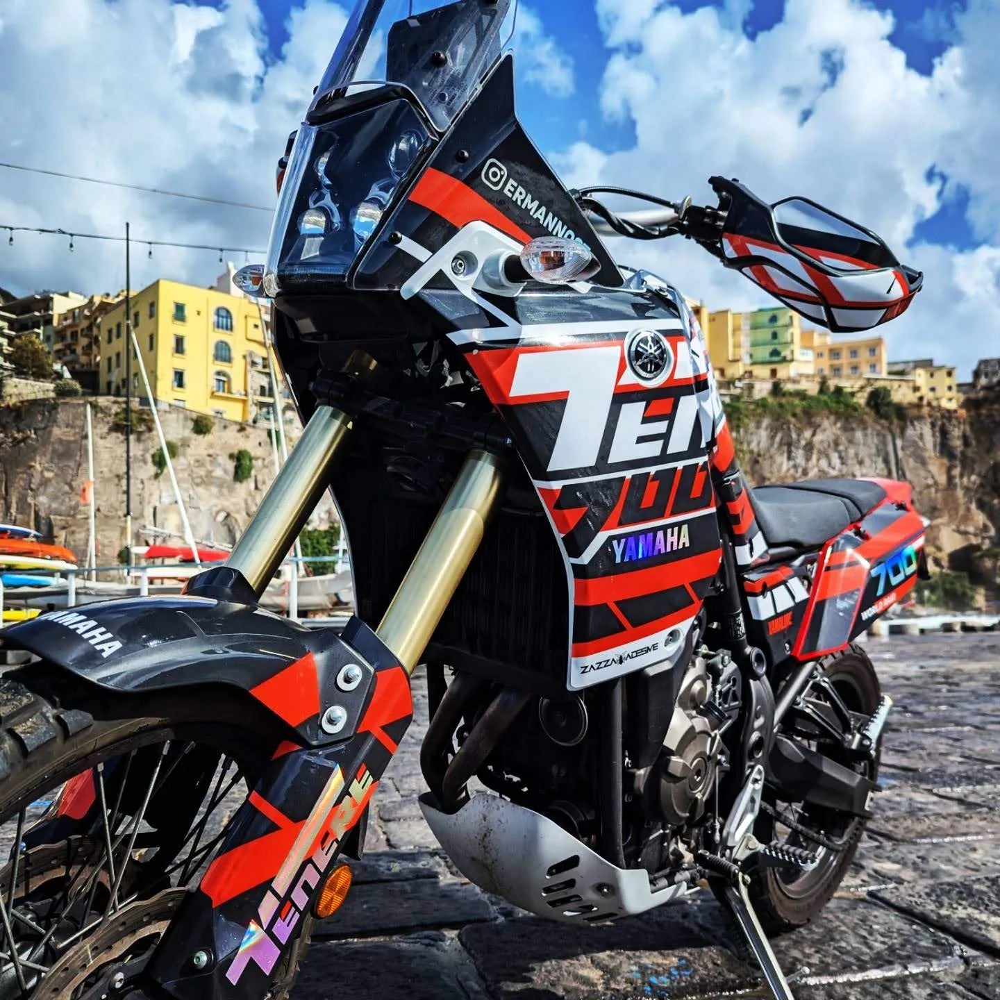 kit grafiche Yamaha Tenere 700 BIANCO ROSSO