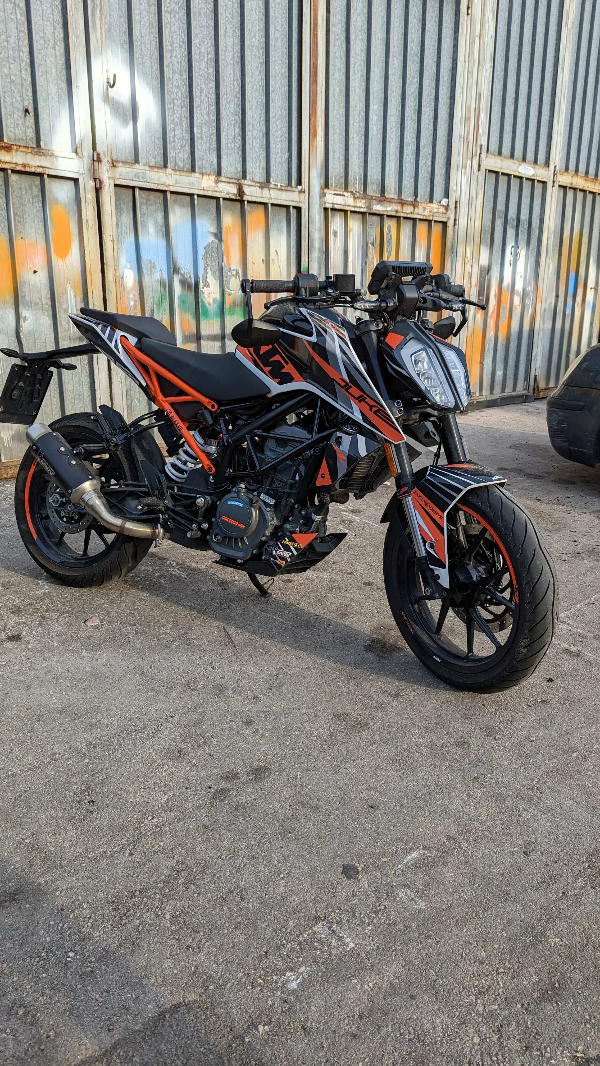 graphic kit for ktm duke 125 / 390