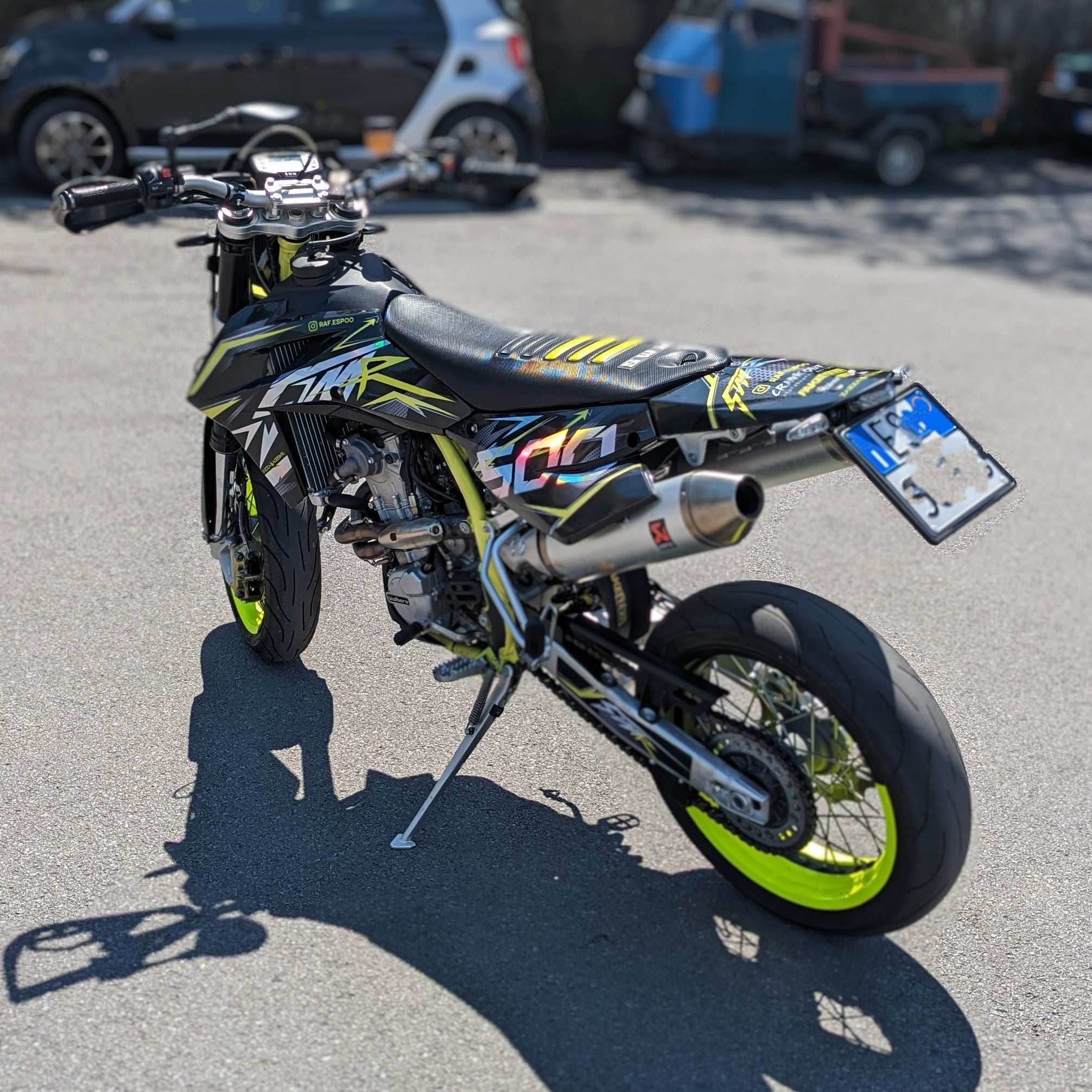 kit grafiche per Swm SM 500 R gialla crazy - Zamode