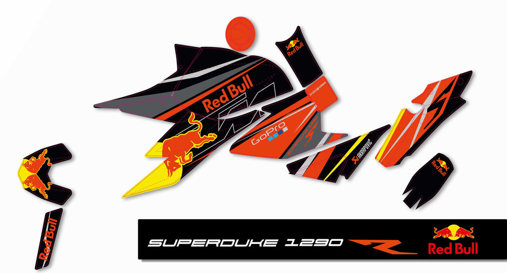 kit grafiche superduke 1290 r RB nero