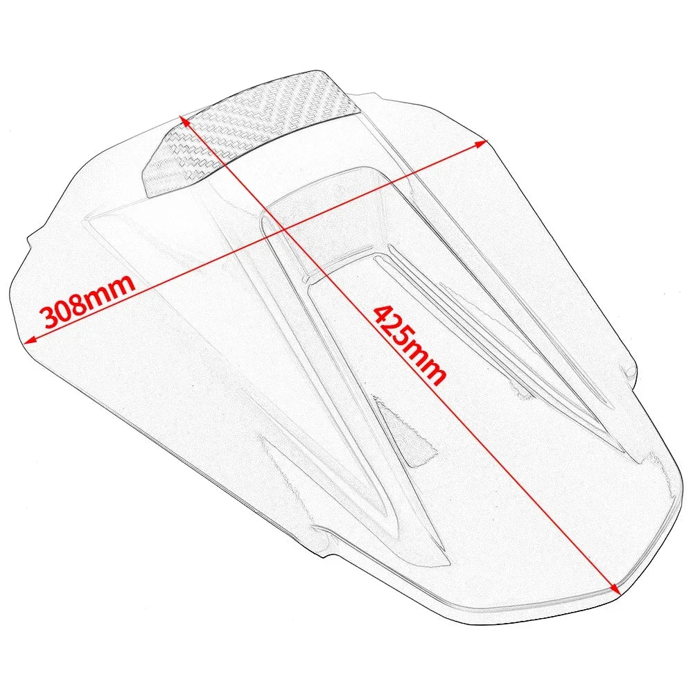 For KTM Duke 790 Duke790 Single Solo Seat Cover Rear Pillion Passenger Seat Cover Cowl Fairing Motorcycles Accessories 2018-2024