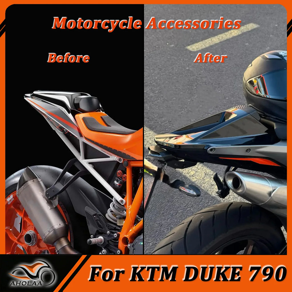 For KTM Duke 790 Duke790 Single Solo Seat Cover Rear Pillion Passenger Seat Cover Cowl Fairing Motorcycles Accessories 2018-2024