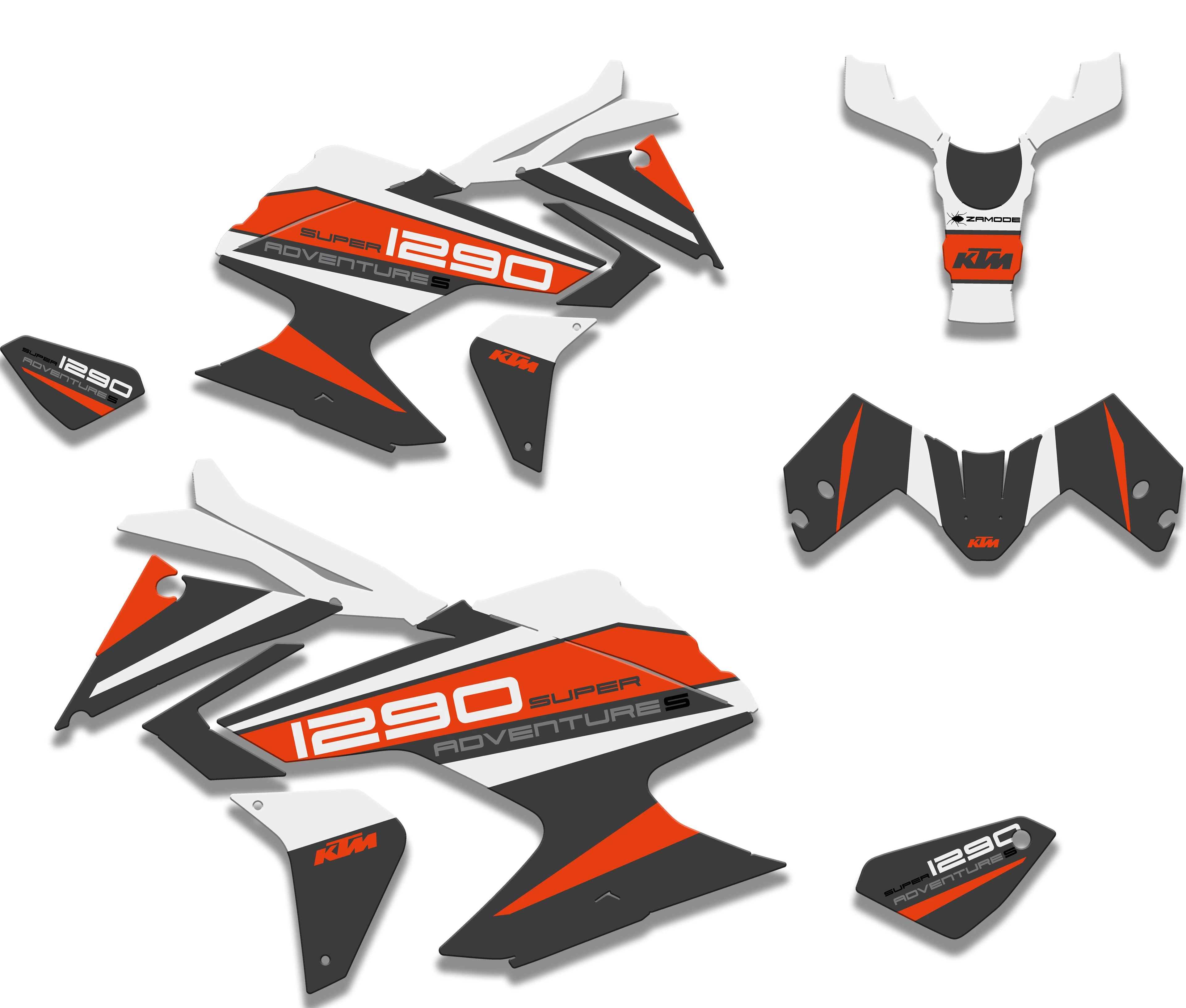kit grafiche Super Adventure 1290 white