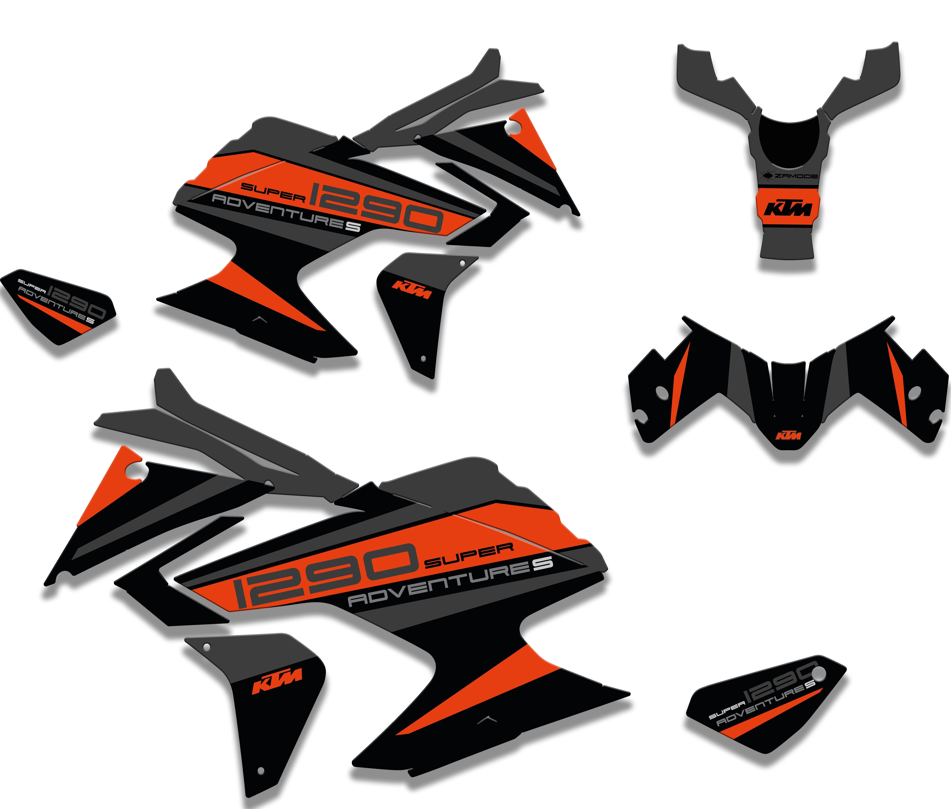 kit grafiche Super Adventure 1290 Black