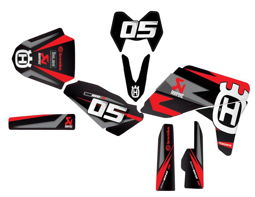 kit grafiche per HUSQVARNA Sm 610 ie 2007 - 2008 - Zamode
