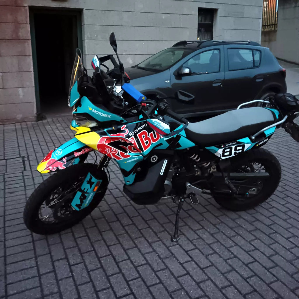 Graphic kit for CFMOTO 800 MT-X RB Light Blue