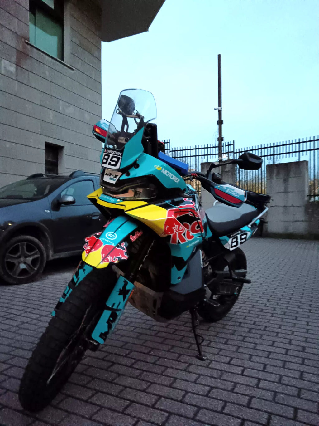 Graphic kit for CFMOTO 800 MT-X RB Light Blue