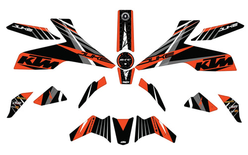 graphic kit for ktm duke 125 / 390 - Zamode