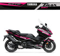 kit grafiche Yamaha T-Max 2022 - 2025 magenta nero - Zamode