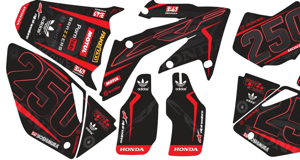 kit grafiche per Honda CRF 250 450 2004 - 2005 - Zamode