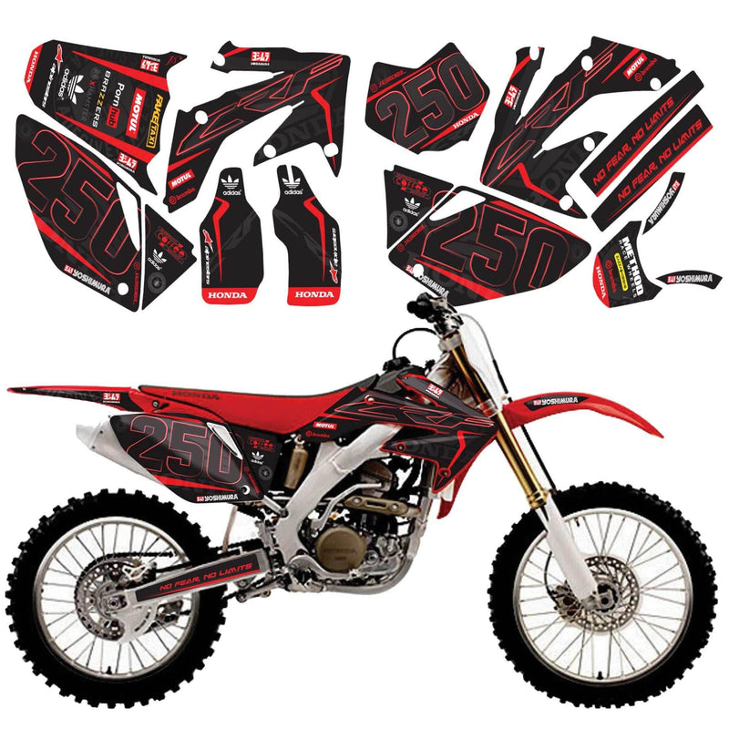 kit grafiche per Honda CRF 250 450 2004 - 2005 - Zamode
