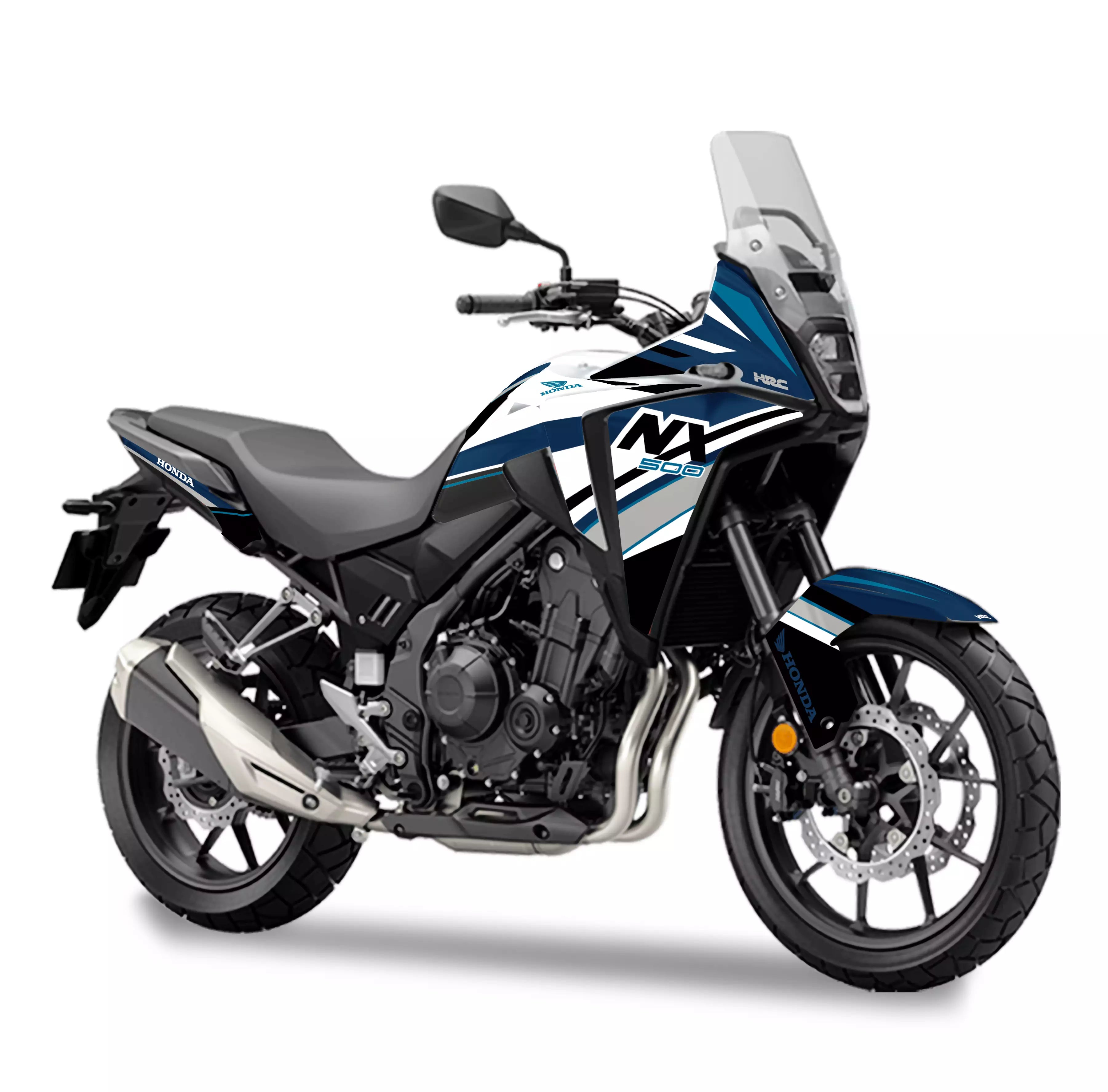 kit grafiche per Honda NX 500 blu azzurro