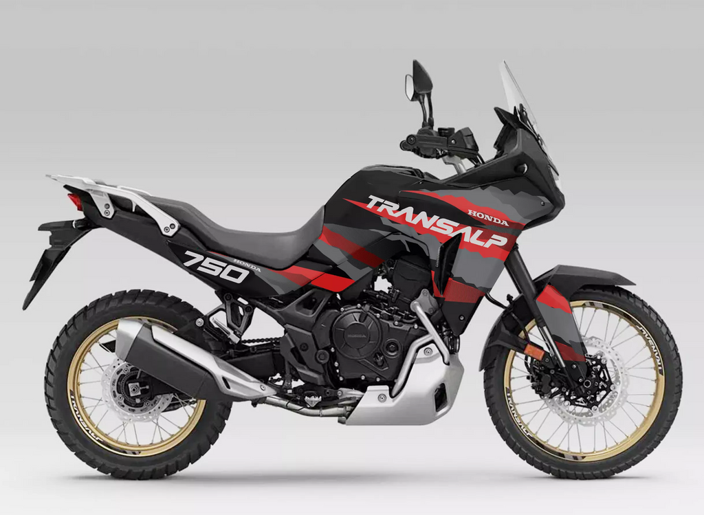 kit grafiche Honda Transalp XL 750 2023 - 2026 Cervino Red