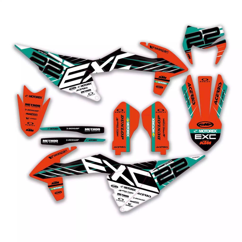 KTM EXC SX graphics kit 2019-2022 ex