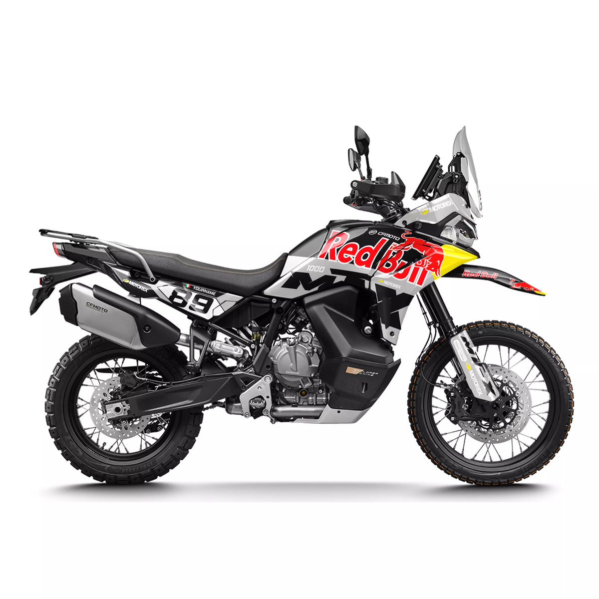 graphics kit for CFMOTO 1000 MT-X RB Grey