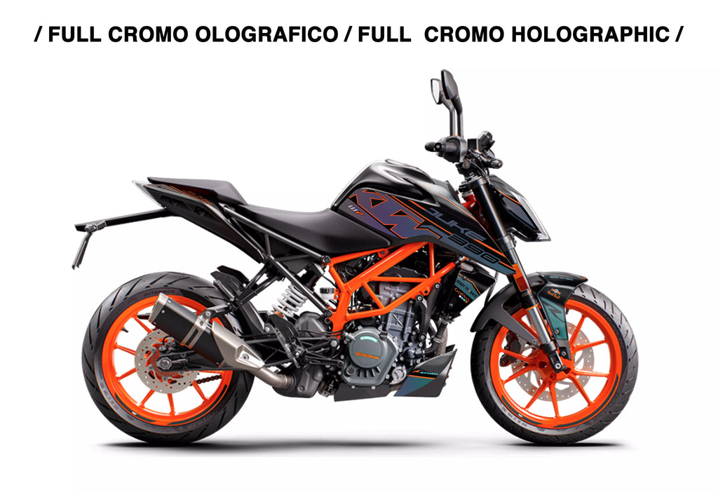 graphic kit for ktm duke 125 / 390 Artemis Black