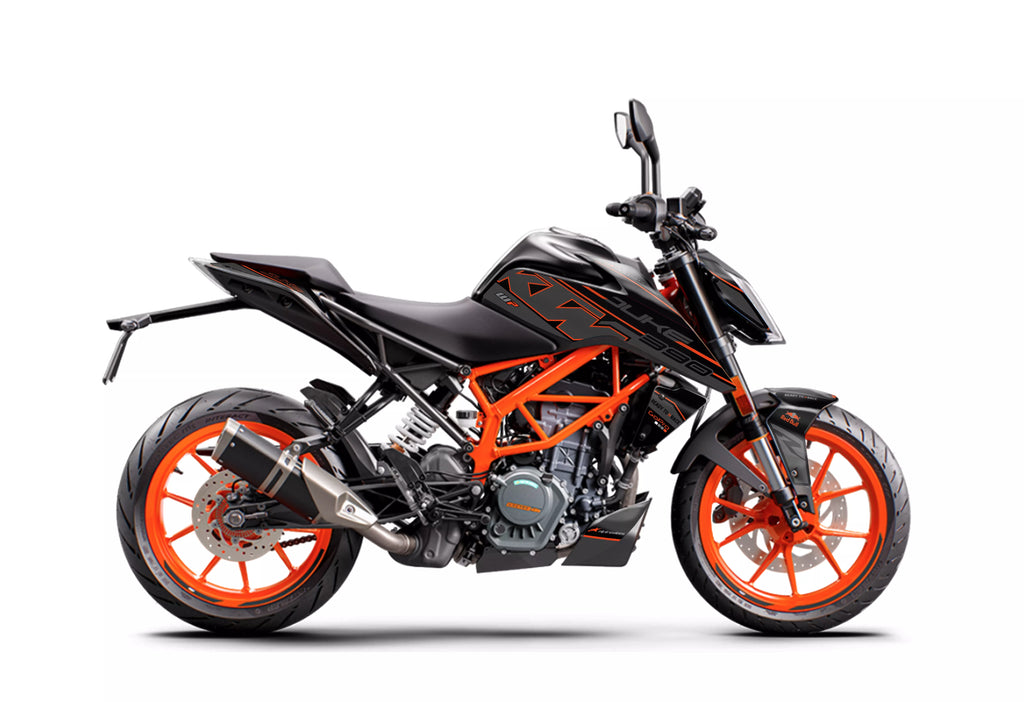 graphic kit for ktm duke 125 / 390 Artemis Black