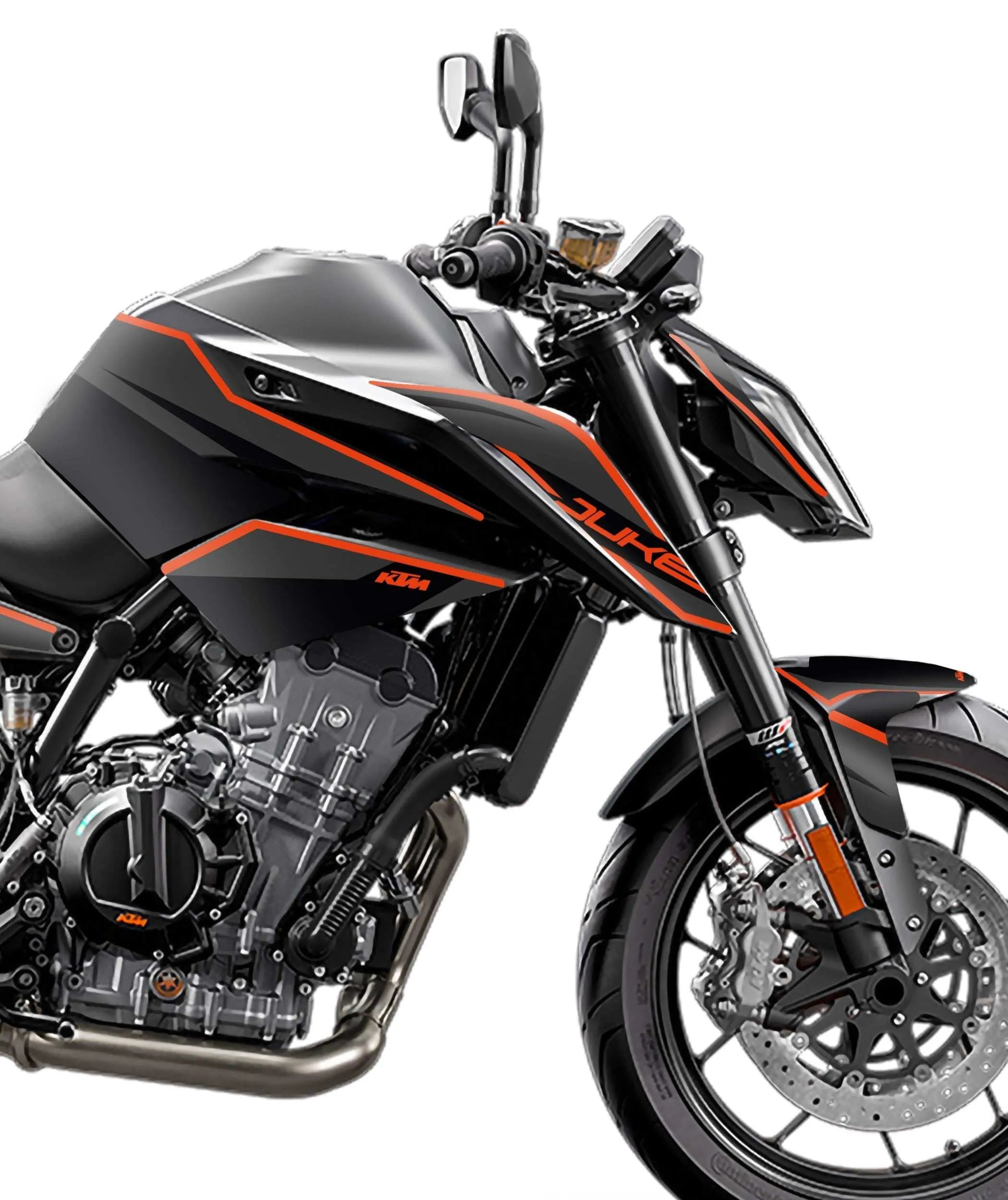 kit grafiche per ktm duke 790 / 890  Fast orange