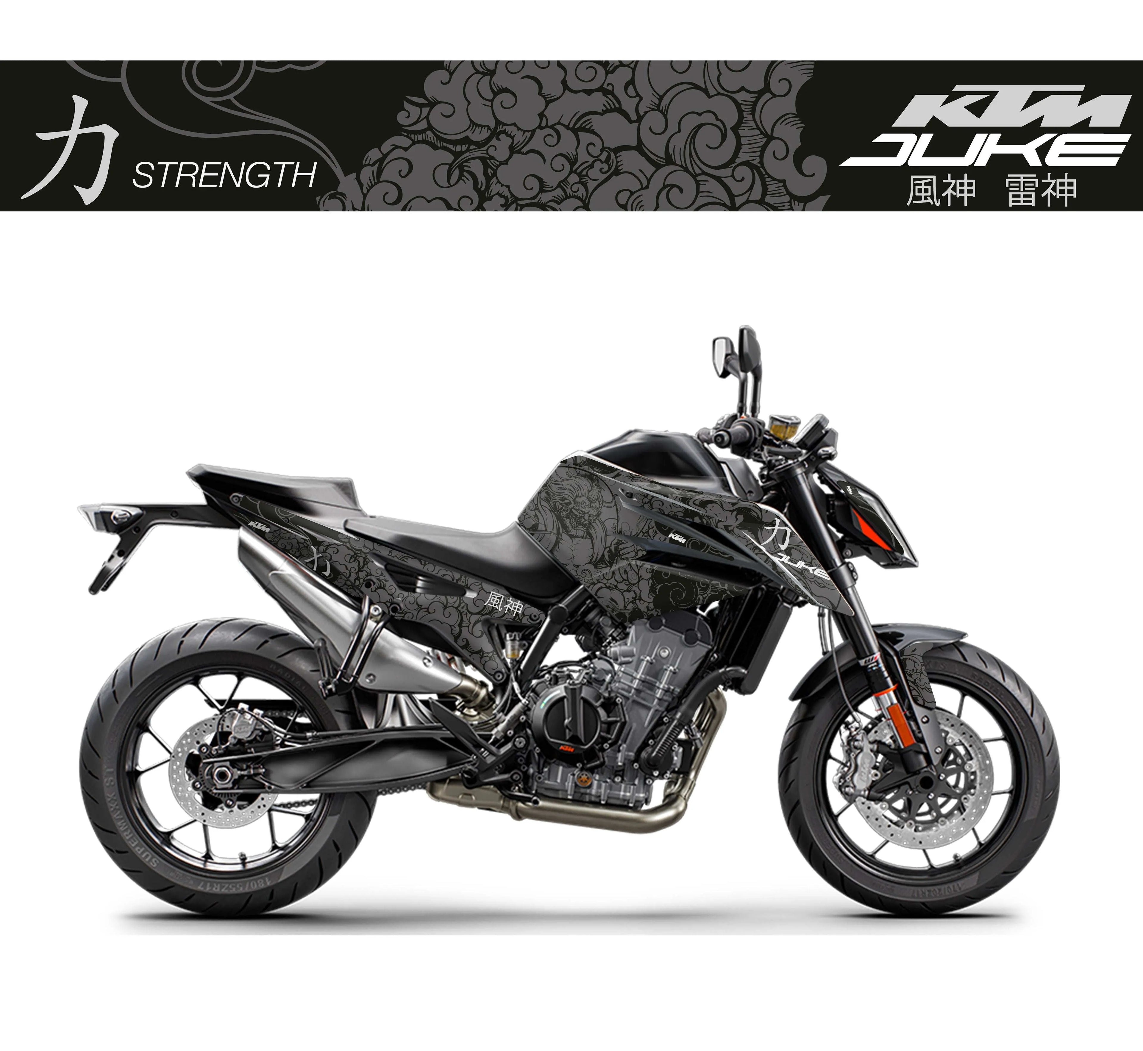 kit grafiche per ktm duke 790  / 890 Fūjin Raijin