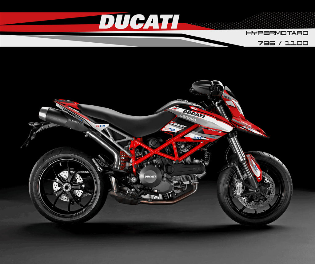 kit grafiche Ducati hypermotard 796 / 1100 - Zamode