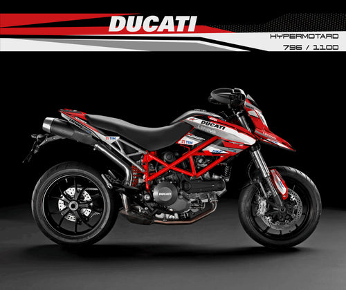 kit grafiche Ducati hypermotard 796 / 1100 - Zamode