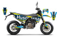kit grafiche per HUSQVARNA 701 2017-2024 giallo ciano 2 - Zamode