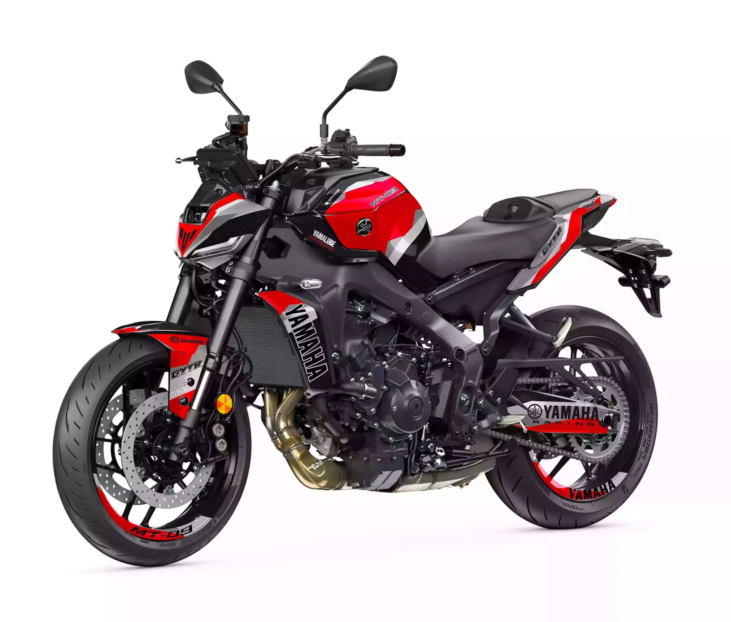 Graphic kit for MT 09 2024 - 2025 shark (black red)