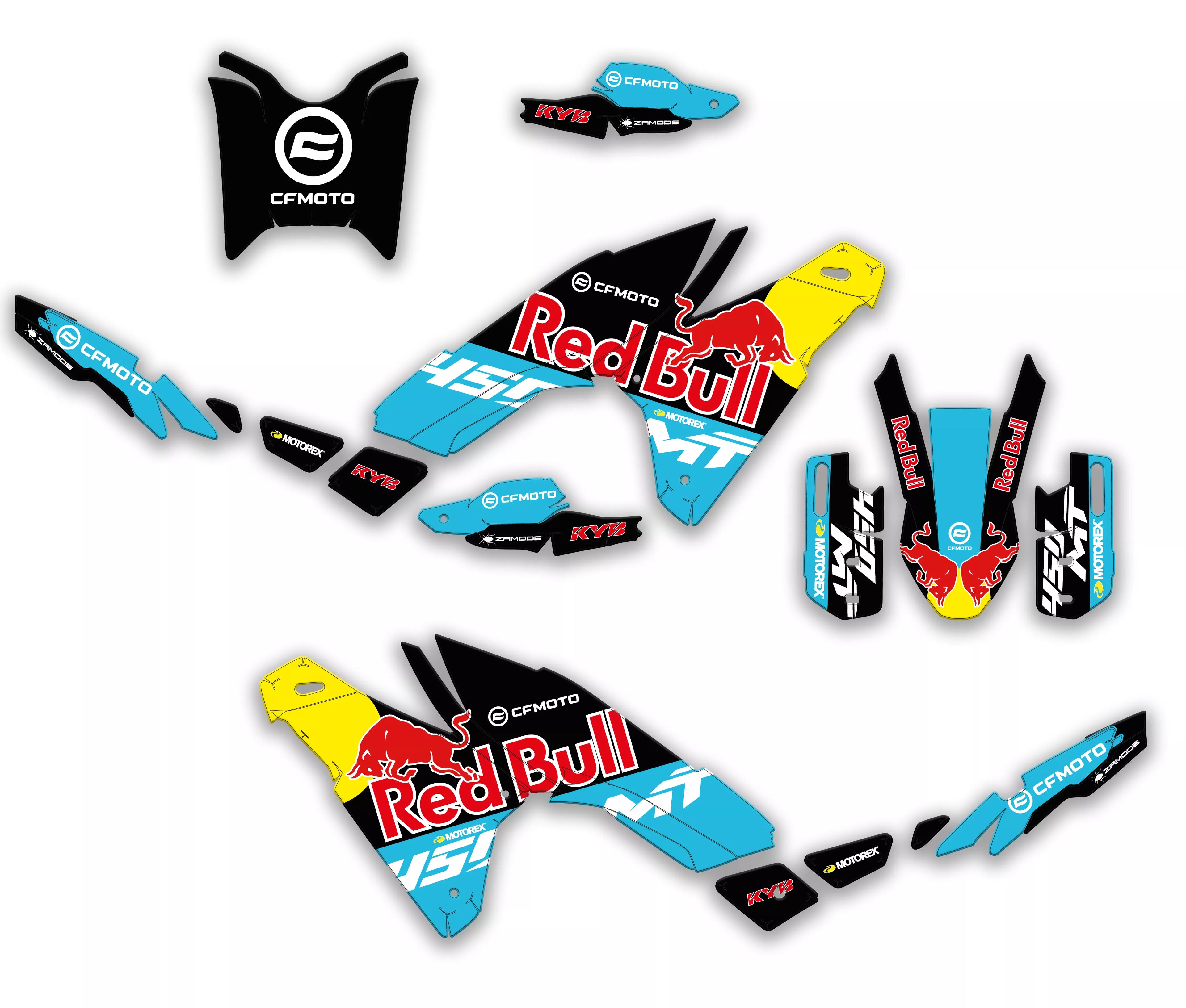 kit grafiche RB per CFMOTO 450MT