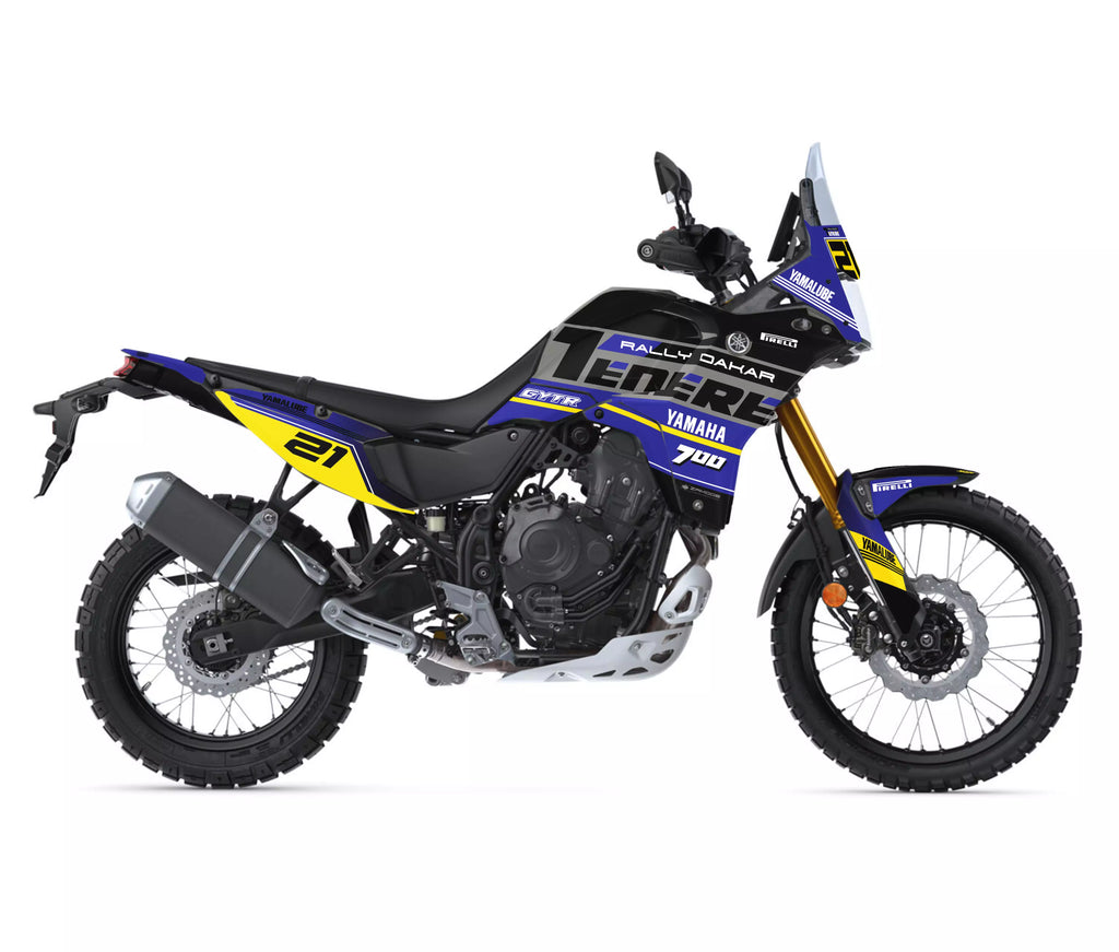 kit grafiche Yamaha Tènèrè  700 2025 rally dakar blue