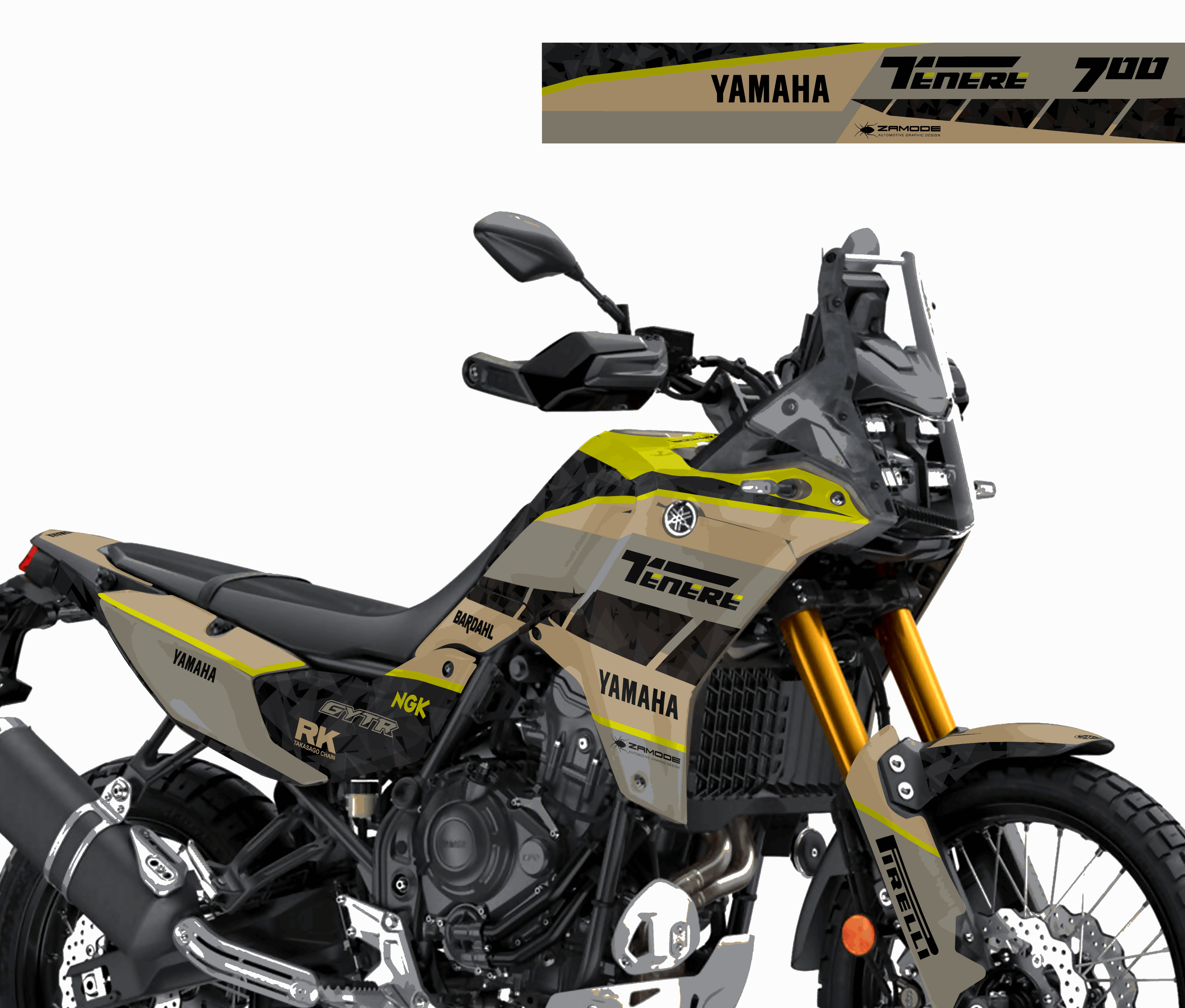 kit grafiche Yamaha Tenere 700 2025 Militare