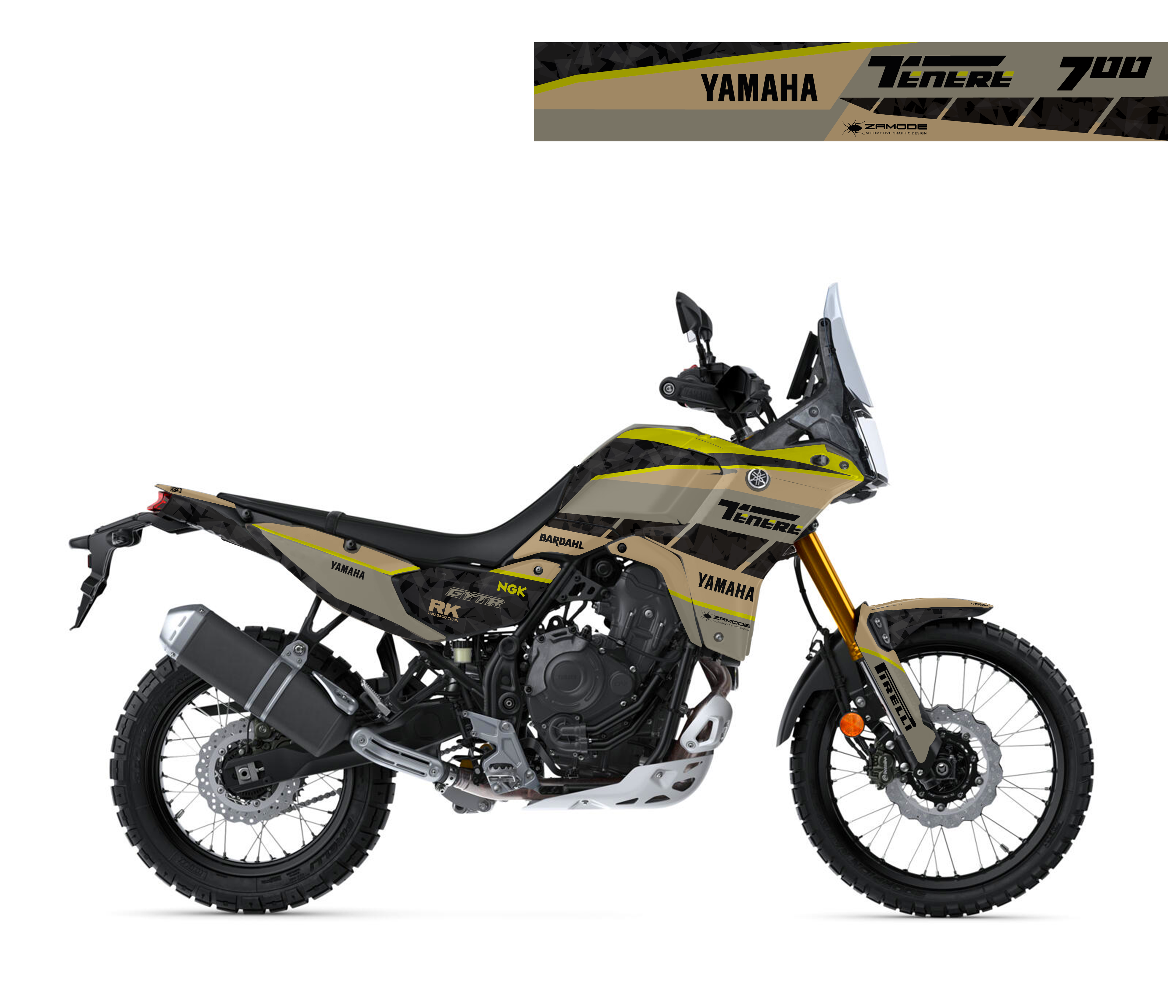 kit grafiche Yamaha Tenere 700 2025 Militare