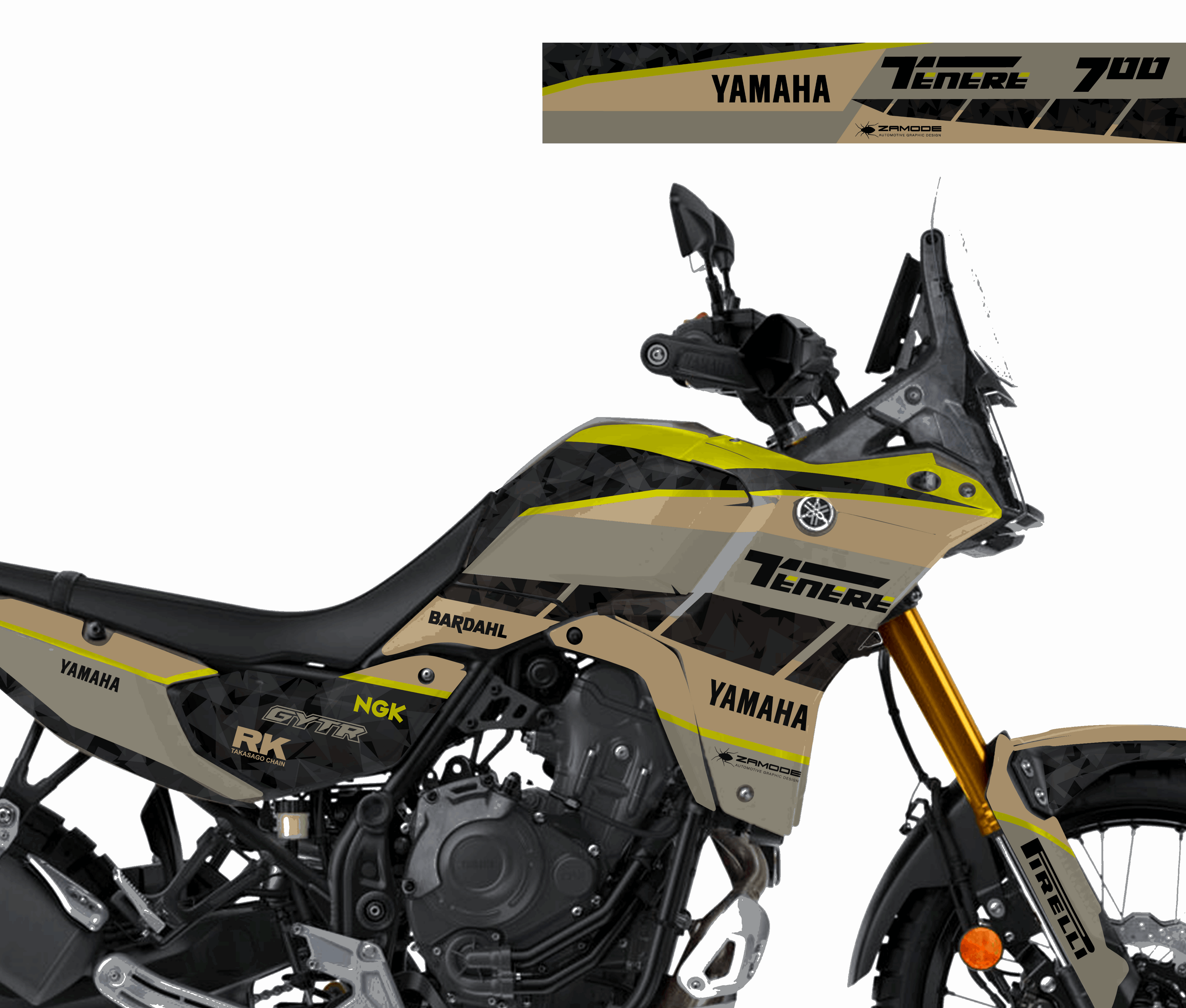 kit grafiche Yamaha Tenere 700 2025 Militare